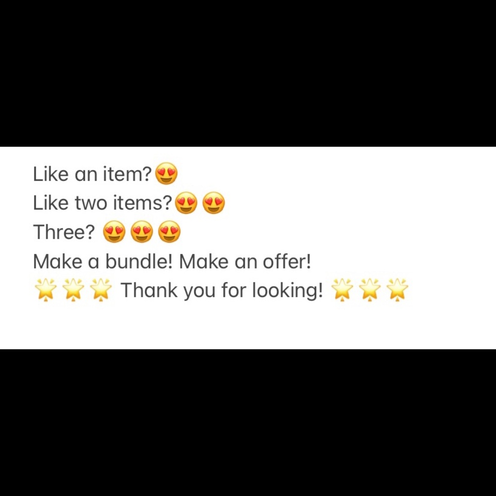 Bundles and offers welcome!